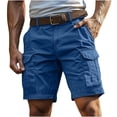 thumbnail image 3 of LIBRCLO Shorts Cargo pour Hommes avec Multiples Poches, Légers, Décontractés, de Plein Air, de Travail, pour la Randonnée et le Golf, 3 of 6