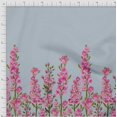 thumbnail image 2 of oneOone Polyester Lycra Fabric Leaves & Pink Floral Panel Print Sewing Fabric BTY 56 Inch Wide, 2 of 3