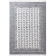 thumbnail image 1 of Casavani Gray Cotton Hand Block Printed Rug Square Dining Room Carpet Large Area Rug 12x12 feet, 1 of 6