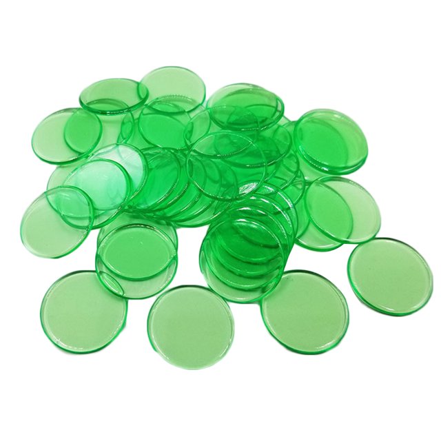 braveheart 100PCS/Set Plastic 19mm Chips Multi Color Markers Fun Family Club Children Game Supplies Counting Math Toys