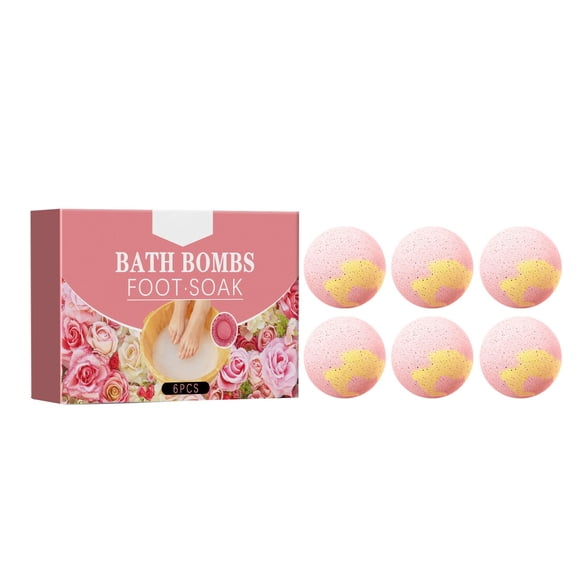 Hearth & Gear Bain de Pieds Hydratant Nettoyage et Réparation de la Sécheresse et de l'Écaillement Soulageant l'Inconfort Physique Dissipant le Froid et l'Humidité Soin 6 Pcs Pinces de Gel Polissant Dissolvant de Peau des Pieds