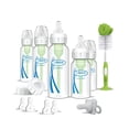 thumbnail image 2 of Dr. Brownâ€™s Anti-Colic Options+ Narrow Baby Bottle Newborn Essentials Gift Set with 4oz & 8oz Bottles, Baby Bottle Brush & 100% Silicone HappyPaci, 2 of 10