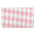 thumbnail image 1 of 20x32 in Checkered Bathroom Runner Rug - Non-Slip Long Bath Mat, Water Absorbent, Soft Microfiber, Machine Washable, Ideal for Bathtub & Showers., 1 of 5