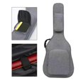thumbnail image 1 of VONKY Acoustic Guitar Bag with Pockets Backpack Adjustable Shoulder Strap for Bass Gray, 1 of 9
