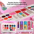 thumbnail image 4 of SIYTUAU Beauty Mini Box For Girls Childrens Play House Princess Vanity Box Face Art Diy Handbag Makeup Set Pink Plastic Pretend Play Toy Makeup Set For Girls, 4 of 9