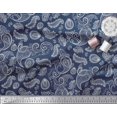 thumbnail image 3 of Soimoi Poly Georgette Fabric Paisley Block Decor Fabric Printed Yard 42 Inch Wide, 3 of 3