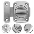 thumbnail image 4 of Bathroom Toilet Door Lock 2pcs Safety Latch Inside Door Lock, 4 of 8