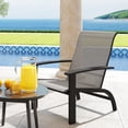 thumbnail image 2 of Outsunny Adirondack Chair Aluminum Muskoka Chair with Mesh Seat, 2 of 10
