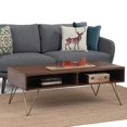 thumbnail image 2 of Simpli Home Hunter Industrial Contemporary Lift Top Coffee Table with Metal, Umber Brown, 2 of 5