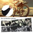 thumbnail image 2 of 1Pc Fingerless Arm Protection Sleeve Anti-UV Long Style Solid Color Cycling Sleeves for Riding, 2 of 7
