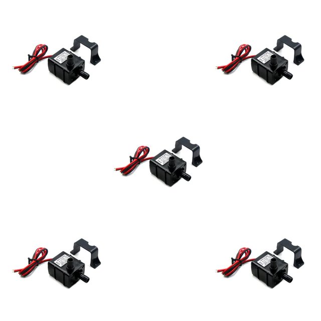 Maytalsory DC 12V Water Cooling Pump Mute Waterproof PC Brushless Pumps Modification Type 1 5Set