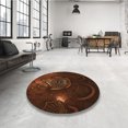 thumbnail image 4 of Ahgly Tapis Rectangulaire Lavable en Machine Intérieur Transitionnel Acajou Brun, 7 Pieds x 10 Pieds, 4 of 7