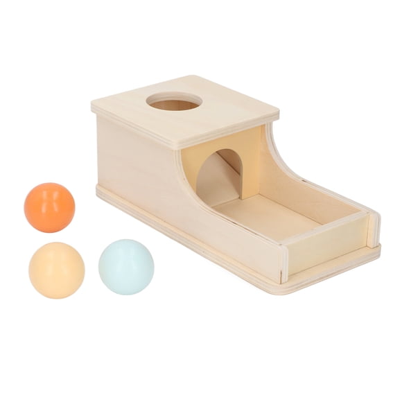 Jouet Amusant Parent-Enfant, Jouet Éducatif pour Enfant Durable Finition Soignée Simulation Bois Composite pour Entraînement des Habiletés de l'Enfant Boîte à Cible, Boîte de Tiroir, Boîte de Lancer, Tambour en Textile, Boîte à Pièces