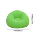 thumbnail image 3 of Inflatable Football Sofa for Adults Lazy Lounger Chair with Entertainment Stool PVC Sports Theme Couch for Living Room,Game Room,Man Cave,Indoor Outdoor Use Includes Air Pump, 3 of 8