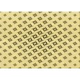 thumbnail image 1 of Ahgly Company Tapis d'Intérieur Lavables en Machine Rectangle Transitionnel Jaune Soleil, 6' x 9', 1 of 7