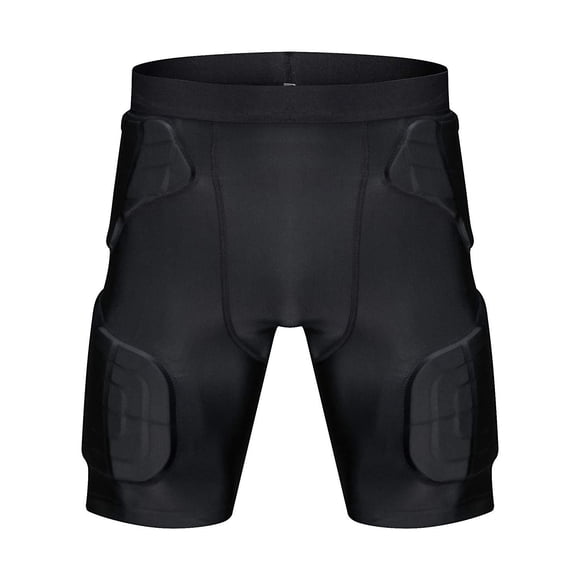 DGYAO Padded Compression Shorts 5-Pad Football Girdle Hip Thigh Protector for Football Paintball Basketball Ice Skating Rugby Soccer Hockey