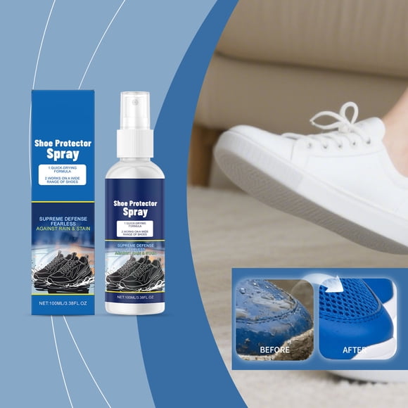 CaiYueKe Waterproof Spray for Shoes Stain Repellent Protector Leather Canvas Sneaker Care Quick Drying Spray Waterproofing Treatment for Footwear