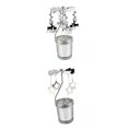 thumbnail image 1 of GUOOL 2Pieces Romantic Rotary Candle Holder Tea Light Holder for Christmas Restaurant V, 1 of 9