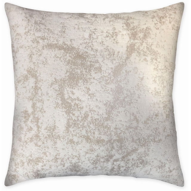 hometrends Coussin Décoratif en Marbre, Coussin jacquard Carré avec Motif de Marbre beige et Blanc Cassé, Rempli de polyester et Nettoyage des Taches Seulement, Idéal pour Ajouter de la texture à la Déco de la Maison Ou comme Coussin Décoratif Élégant.