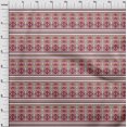 thumbnail image 3 of oneOone Viscose Jersey Dusty Rose Fabric Geometric Ikat Sewing Craft Projects Fabric Prints By Yard 60 Inch Wide, 3 of 4