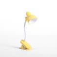 thumbnail image 4 of Maoww Lampe de Lecture à Pince Réglable Mini Lampe de Bureau de Table à Piles Camping Portable à Pince Veilleuse, Jaune, 4 of 7