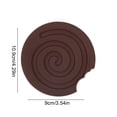thumbnail image 3 of Notebook Journal for Classroom Office Notes, Student Writing Book, Black/Brown/Coffee/Yellow Paper, Stitched Binding, 80 Sheets, 10.5 x 9 x 1 cm, 3 of 6