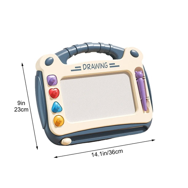 Planche à Dessin Magnétique Chat – Tableau Effaçable 13,5 Cm, Stylo Inclus, Jouet Éducatif Portable Pour Enfants