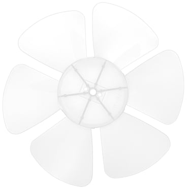 SHISUYAN White Plastic Fan Blade for Standing Fan Replacement Easy to Install and Clean Suitable for Most Fans 12 Inch