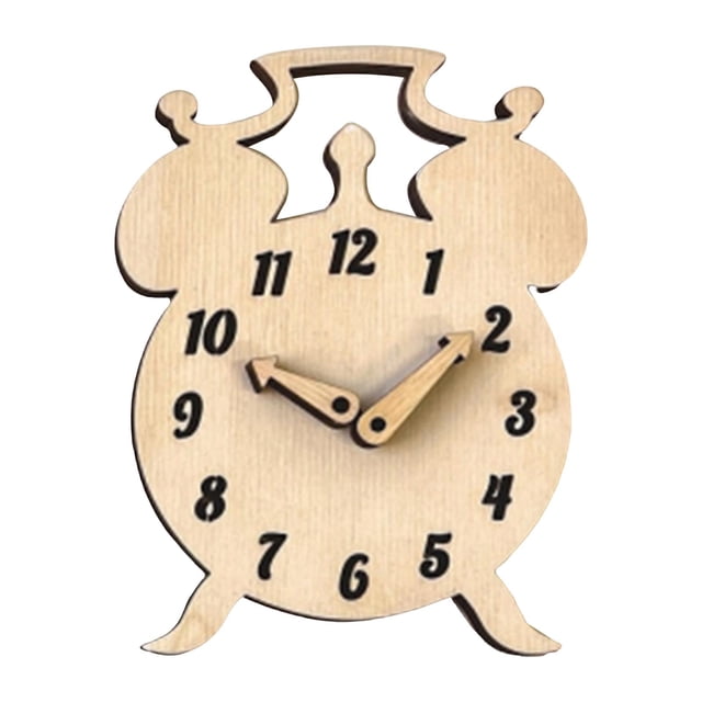 Milaget Tableau d'Activités Accessoires DIY Matériel Éducatif Précoce Accessoires d'Enseignement Horloge de Base