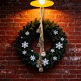 thumbnail image 5 of Fridja Christmas Decorations Christmas Rope Trumpet Shabby Style Metal Hanging Cow Decoration, 5 of 5