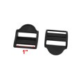 thumbnail image 2 of Unique Bargains Plastic 25mm Ladder Slider Buckles Lock 50 Pcs Black for Webbing Strap, 2 of 2