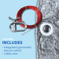 thumbnail image 2 of Swimline Hydrotools Silver King Winter Cover for 12x20 Ft Above Ground Pools, 2 of 6