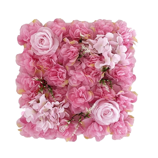 Dvkptbk Plastic Flower Wall Decoration Simulation Flower Wall Wedding Decoration Artificial Flowers Rose Wall Flowers Wedding Flowers Suitable for Multi-Scene Flower Wall Home Decor