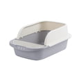 thumbnail image 2 of SPOORYYO Semi-Enclosed Cat Litter Box with Odor Control and Splash Guard - Easy to Clean, Non-Slip Design for Cats, 2 of 6