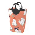 thumbnail image 1 of DouZhe 50L Rectangular Laundry Basket, Magical Cute Happy Ghosts Prints Waterproof Foldable Laundry Hamper with Aluminum Handles, 1 of 6