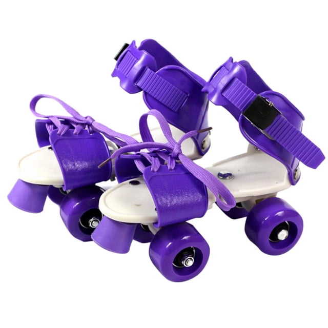 ddioayh Liquidation Patins à Roulettes Chaussures 4 Roues Chaussures de Patinage Taille Ajustable pour Enfants Garçons Filles