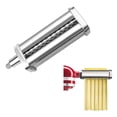 thumbnail image 4 of Qualitygoods Appareil à Pâtes en Acier Inoxydable, Rouleau à Spaghetti, Mélangeur de Type Vertical, Accessoire de Remplacement pour KitchenAid, 4 of 7