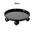 thumbnail image 3 of Assiette de Rangement pour Pot de Fleurs avec Roues, Plat de Drainage, Plateau pour Bonsaï, Jardin, Patio, 3 of 8