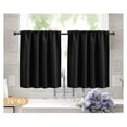 thumbnail image 1 of ZZkhGO Solid Color Curtains for Living Room Bedroom Kitchen, Home Partition Curtains Light Blocking, Easy Care Fabric Window Curtains for Bathroom Door, 1 of 7