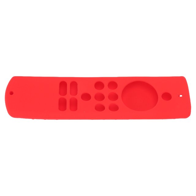 Housse de Télécommande, Housse de Protection Lavable et Douce pour la Peau avec Lanière pour TV Rouge