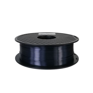 EL3D Filament d'Imprimante 3D; Noir Façon Soie en PLA, 1,75 mm; 1 kg