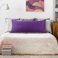 thumbnail image 2 of PiccoCasa 100% Cotton Body Pillowcases Soft Envelope Closure Grape 20"x54", 2 of 7