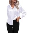 thumbnail image 2 of Innerwin Shirts Long Sleeve Ladies Tunic Tops Office Button Down Soft Blouse White M, 2 of 5