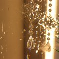 thumbnail image 4 of Crystal Light Catcher Prism Snowflake Wind Chime Hanging Christmas Sundrop (C), 4 of 10