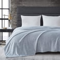 thumbnail image 4 of Kenneth Cole - Queen Blanket, Plush Fleece Bedding, Cozy Home Decor for All Seasons (Solid Blue, Queen), 4 of 4