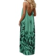 thumbnail image 1 of LVHAOGJOB Robe Sans Manches pour Femmes Maxi Dos Nu Robe d'Été Tendance Longue Grande Taille à Bretelles Spaghetti Plage Robe d'Été pour Femmes Imprimé, 1 of 9