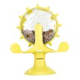 thumbnail image 4 of Pet Toy, Food Leakage Cat Puzzle Toy Rotation Healthy  For Cat Yellow, 4 of 8