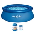 thumbnail image 1 of Funsicle QuickSet 12' x 36" Round Inflatable Top Ring Above Ground Swimming Pool Set, 1 of 6