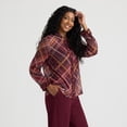 thumbnail image 4 of Mexx Women’s Long Sleeve Ruffle Shirt with Inside Cami, 4 of 5