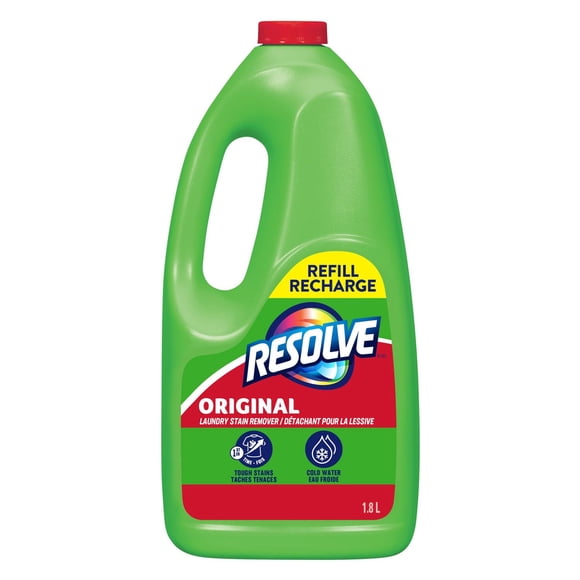 RESOLVE® Prétraitement - Recharge de Prétraitement, Détachant pour la Lessive, Recharge Méga Valeur pour Vaporisateur Prétraitant à Gâchette 1.8L